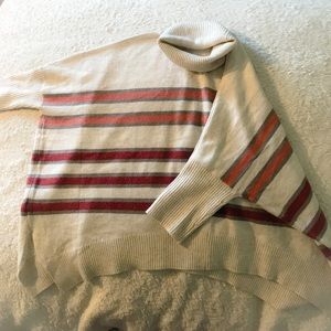 LOFT turtleneck poncho